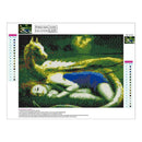 Beauty and Beast 5D DIY Full Drill Round Diamond Painting Embroidery Decor