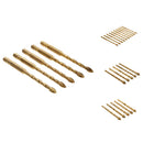 5pcs Hex Porcelain Spear Head Ceramic Tile Glass Marble Thread Drill Bit 6mm