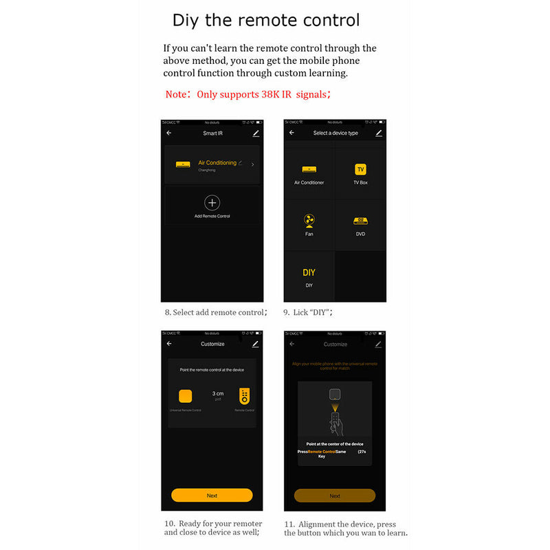 Universal Smart IR Remote Control Wi-Fi Infrared Controller for Air Conditioner