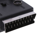 21Pin SCART to 3RCA S-Video Audio Video Adapter Cable Connector Plug ConvertJ Bj
