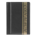 120 Pockets Coins Album Collection Book Commemorative Coin Holders (Black) A