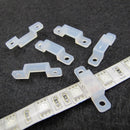 30PCS 12mm Silicon Clip for Fixing  5630 5050 RGB & Single Color LED Strip HotME