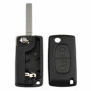 2 Button VA2 Car Key For Citroen C2 C3 C4 PICASSO Remote Alarm Flip Auto Ke