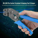 SN-28B Pin Crimp Plier Tool 2.54mm 3.96mm 18-28AWG Crimper-Tool Dupont JST F3Q6