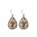 3 Pairs Retro Drop Earrings Boho Dangles Women Beach Jewelry Gift (Style 3) A