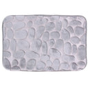 Bathroom Carpet Doormat Kitchen Bathroom Toilet Non-Slip Flannel Bath Mat