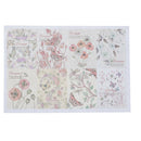 Hand-Painted Flower Plants Decorative Adhesive Stickers DIY Decor Diary Stick 3C