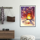 5D DIY Full Drill Diamond Painting Flame Light Cross Stitch Craft Kit Decor