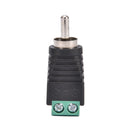 20Pcs Phono Speaker Wire cable to Audio male RCA Connector Adapter Jack P â„–[