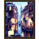 30x40cm Venice DIY Paint By Numbers Oil Painting Kit Canvas
