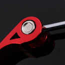 2x bicycle quick release axle clamping lever safety set axis Red