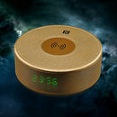 Qi Wireless Charger, Bluetooth Premium Speakers, Docking Station with Clock, 3