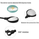2x Bicycle Cycling Handlebar Rear View Mirror Flexible 360Rotate Safety Rearview