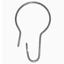 Lot of 100 iron Shower Curtain Hooks Rings Pear Clips - Free
