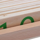 Children Wooden Montessori Number Digital 1-9000 Cards Toys For Students Le
