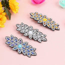 3pcs Butterfly Rhinestone Hair Clip DIY Crystal Bowknot Barrettes (Style 1) SN9F