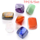 7PCS/Set Chakras Yoga Energy Stone Healing NaturalCrystal DIY  Jewelry Making BX