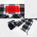 Electric Scarf 4.5V Thermal Heated Scarf Polyester Plaid Fabric Battery Ope