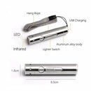 Multifunction 3 In 1 Outdoor Mini Led Usb Charging Light Alloy Torch High P