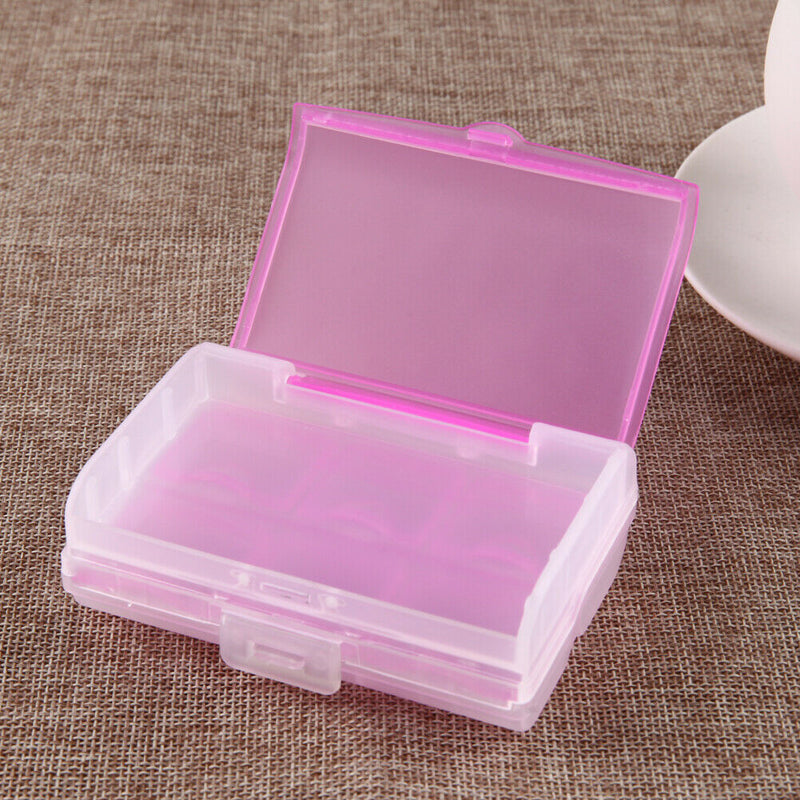 Travel Tablet Pill Medicine Dual Layer 6 Compartments Dispenser Box(Pink)