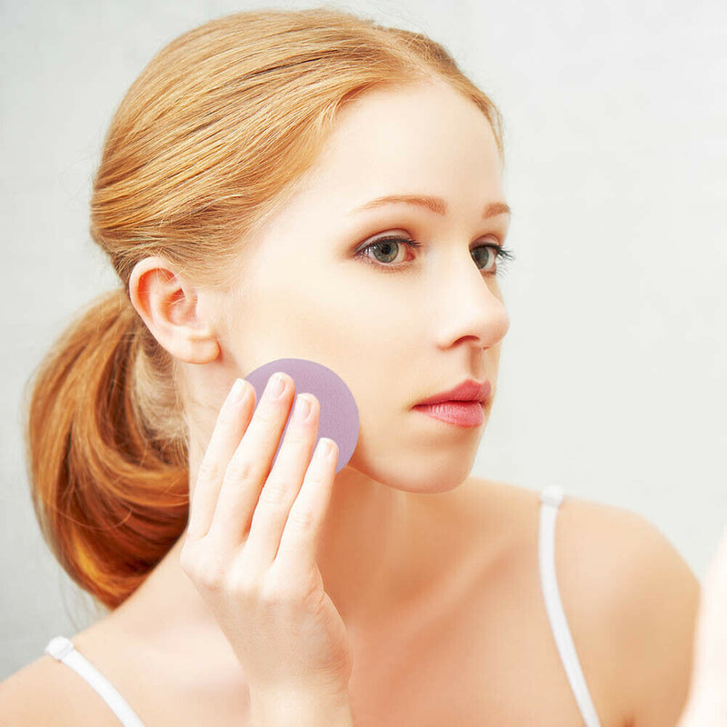 Soft Beauty Powder Puff Face Foundation Cosmetic Tool Makeup Sponge (Pink) A