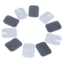 10Pcs 4*6cm Reusable Tens Machine Electrode Pads Body Massager Selfadhesive P ME