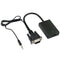 1080P HDMI Male to VGA Female Video Cable Cord Converter Adapter For PC HDTV TV