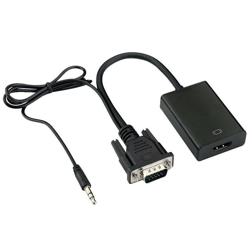1080P HDMI Male to VGA Female Video Cable Cord Converter Adapter For PC HDTV TV