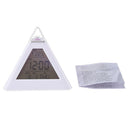 Pyramid Digital Alarm Clock with Color Changing Night Light