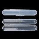 2Pcs Portable babies tableware box storage case transparent spoon box ME