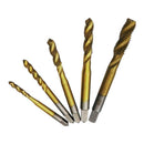 5pc/Set M3-M8 High  6542 Steel Screw Thread Metric Spiral Tap Drill Bit