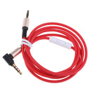 High Quality 3.5mm Male To Male Aux Audio Cable with Mic For All 3.5mm-Enabled