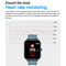 F22 Sport Bluetooth Heart Rate Monitor Smart Watch Wristband blue