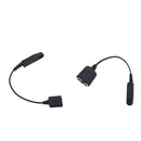 2Pcs  K Plug Audio Cable Adapter for Baofeng BF-9700 Radio