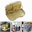 Folding Car Back Seat Table For Drink Food Cup Tray Stand Best Black Rack M X4E6
