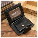 Gubintu Men's New Fashion High Quality Mini Zipper Purse Male Pu Leather Ca