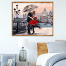 5D DIY Full Drill Diamond Painting Kiss Couple Cross Stitch Embroidery Kit