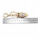 Owl Rhinestone Pendant Women keychain Bag Chic Car Keychain Ring