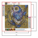 5D DIY Diamond Painting Owl Rhinestone Kit Full Square Wall Picture (F048)