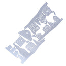 Village House Trees Cutting Dies Stencil for DIY Scrapbooking Album DecoratS Gw