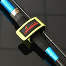 Stainless Steel Fishing Rod Holder Clamp + Fishing Rod Tie Tackle Belt Strap