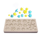 Christmas Snowflake Pattern Silicone Mold Chocolate Cake Baking Non-StickB Hn