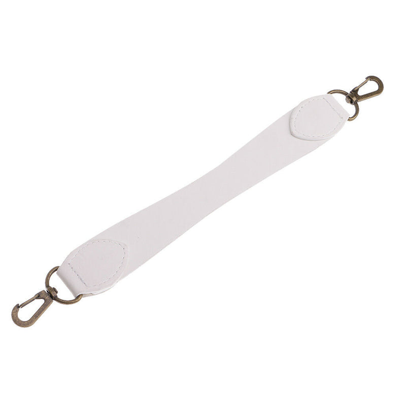 Short PU Leather Handheld Handbag Purse Bag Strap Handle Replacement White