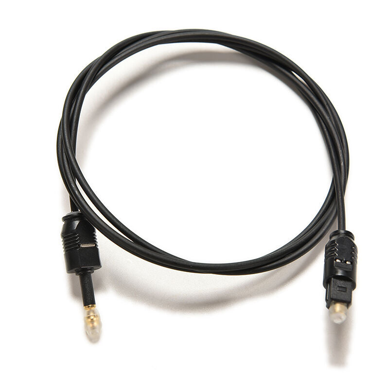 1m 3ft For Toslink to Mini Plug 3.5mm Digital Optical SPDIF Audio Cable Wire  JR
