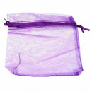 48pcs Purple Organza Drawstring Pouches Wedding Favor Candy Gift Bags 10*12