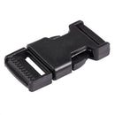 5 pcs Box Trailer Buckle Black Plastic 2.5mm Turnable Carabiner Hook E9C4