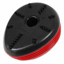 Ladybug patterned battery-operated mini vacuum table dust cleaner, red