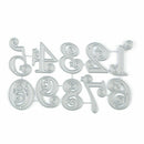 Numbers Lace Metal Cutting Dies Stencil Scrapbooking Embossing Paper Card Craft