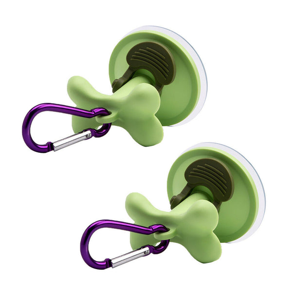 2 pcs Portable Pet Dog Leash Suction hook Perfect for Travel Bathing Random