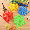 Wheel Running Exercise Plastic Scroll Silent Hamster Mouse Rat Gerbil Pet To FT